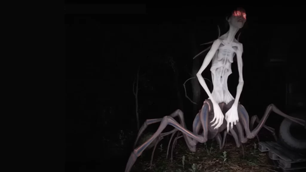 Human Spider Cross Monster in Silent Breath